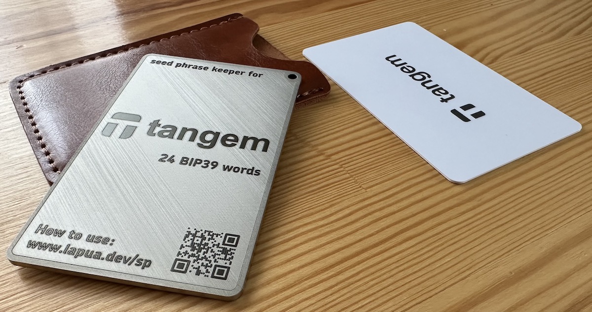 Tangem 24 word